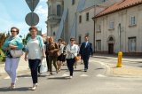 Przemarsz uczestników Jubileuszu Szkoły